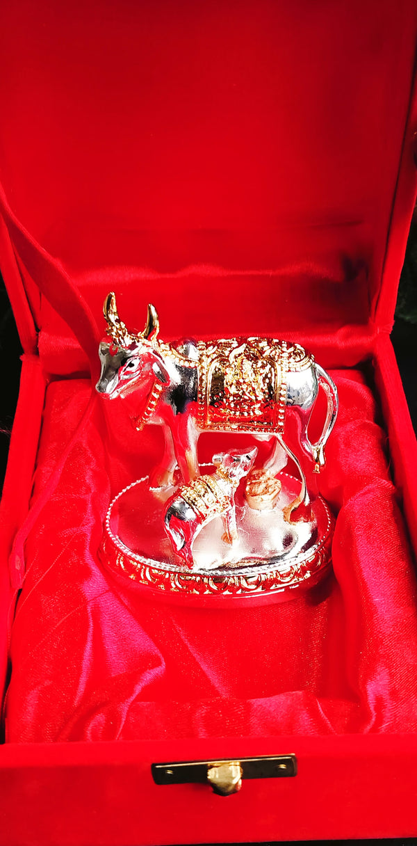 German Silver Kamadhenu Cow