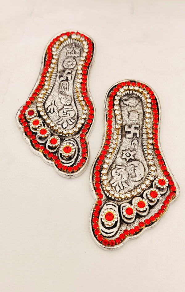 German Silver Mahalakshmi Charan — view 3