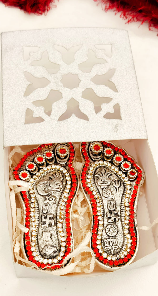 German Silver Mahalakshmi Charan — view 4