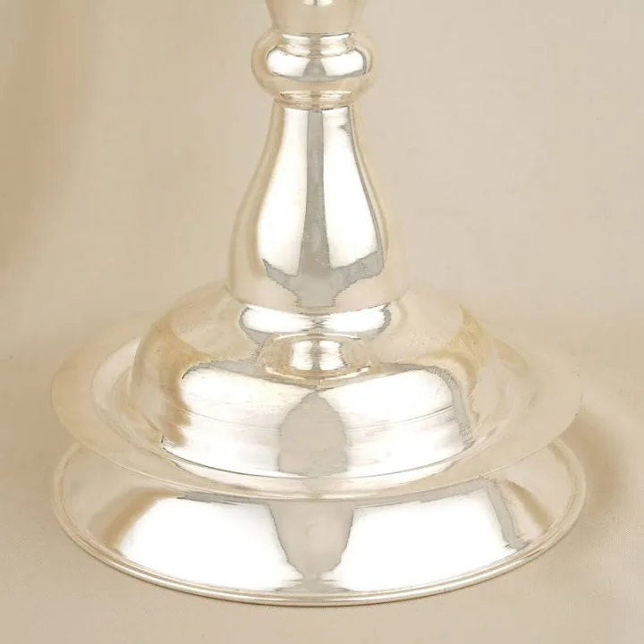 German Silver Malabar Mokku Pair Lamp — view 3