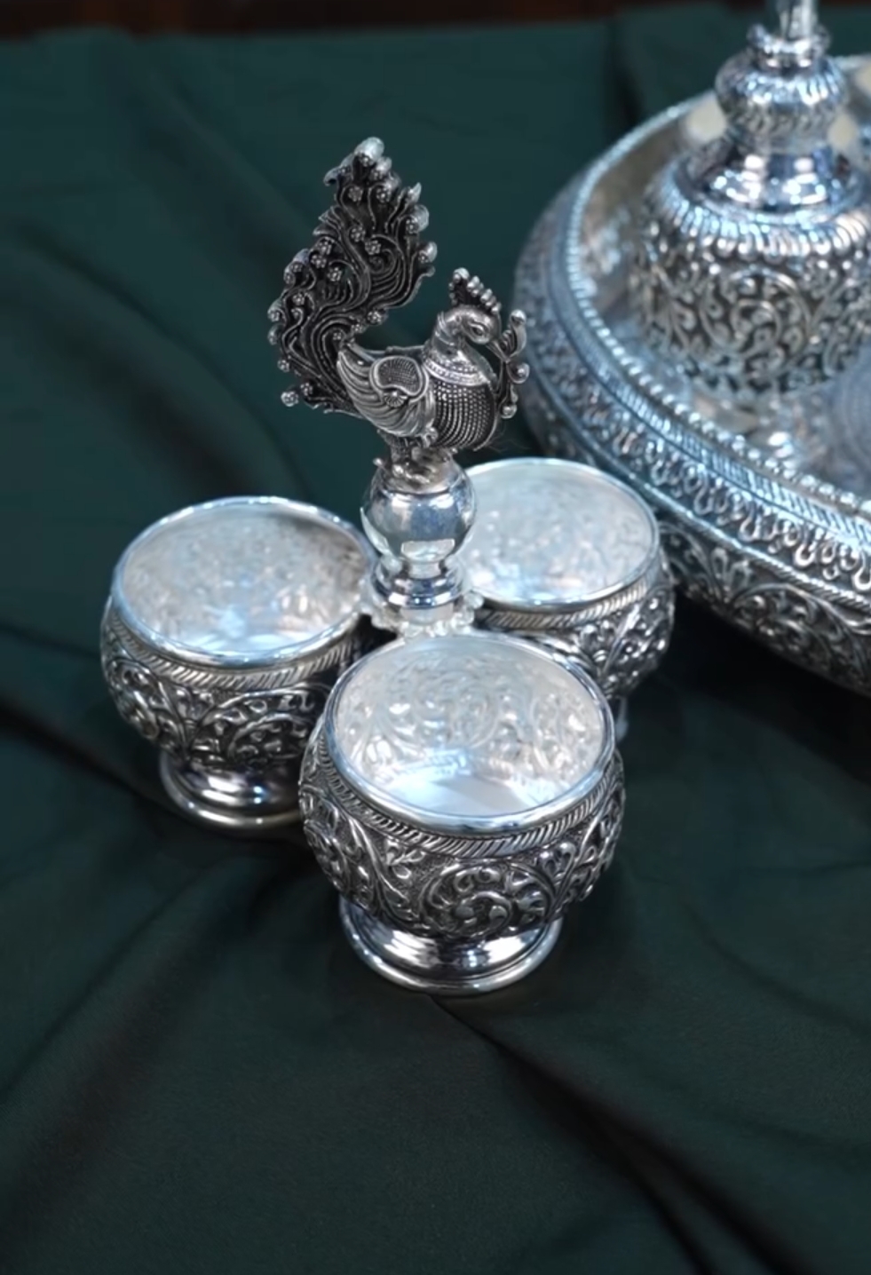 Premium Shanku Chakra Pooja Thali Set — view 6